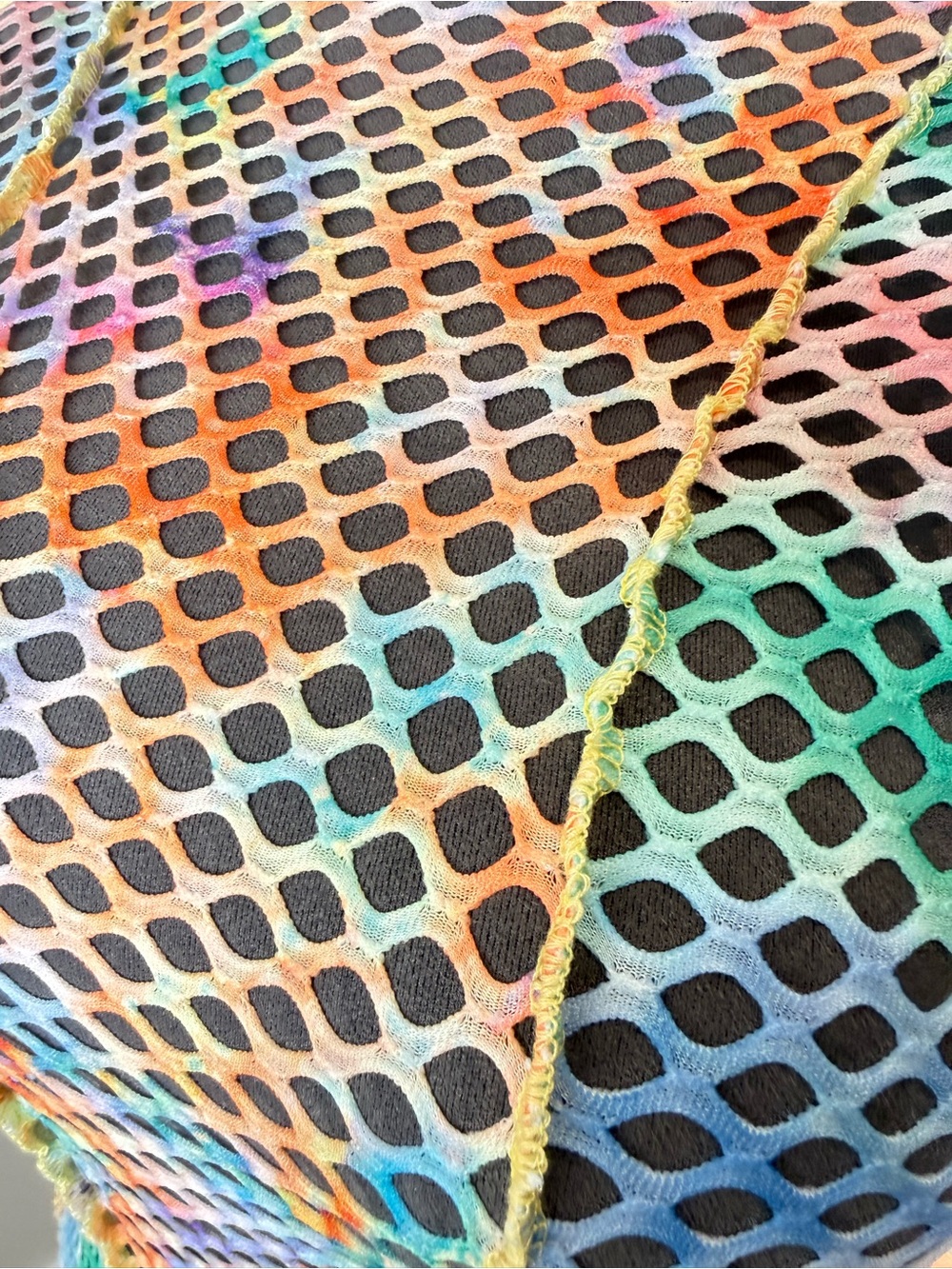 Colorful Fishnet Dress - Picture 14 of 16